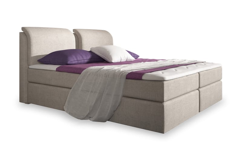 Säilytyssänky Tyler 180x200 Beige - Huonekalut - Sänky - Sängyt säilytystilalla