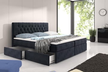 Säilytyssänkypaketti Allesio 180x200 - Musta - Huonekalut - Sänky - Sängyt säilytystilalla