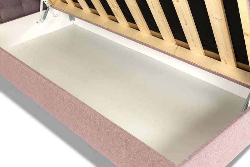 Säilytyssänkypaketti Suset 120x200 - Vaaleanpunainen - Huonekalut - Sänky - Sängyt säilytystilalla - Parisänky säilytystilalla