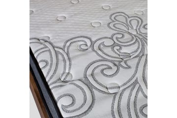 Sänky Glossy 160x200cm Harmony Delux Patjalla Harmaa - Huonekalut - Sänky - Sängyt säilytystilalla