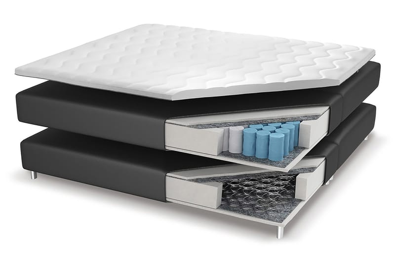 Sänkypaketti Celio 160x200 Nosto - Harmaa/Sametti - Huonekalut - Sänky - Sängyt säilytystilalla