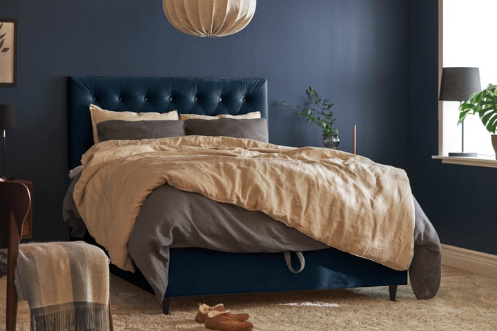 Sänkypaketti Chilla Pluss Säilytyssänky 140x200 cm  - Tummansininen - Sängyt säilytystilalla
