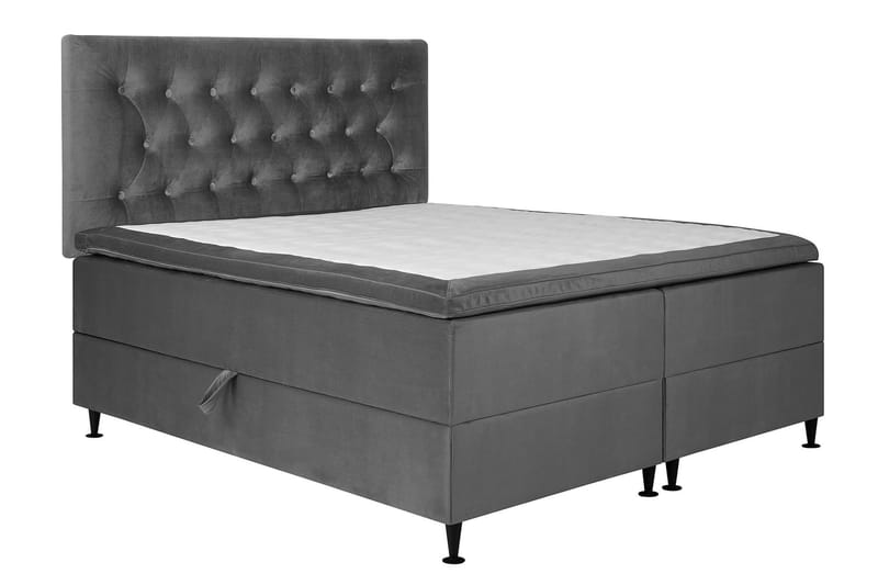 Sänkypaketti Chilla Pluss Säilytyssänky 160x200 cm - Harmaa - Huonekalut - Sänky - Parisänky