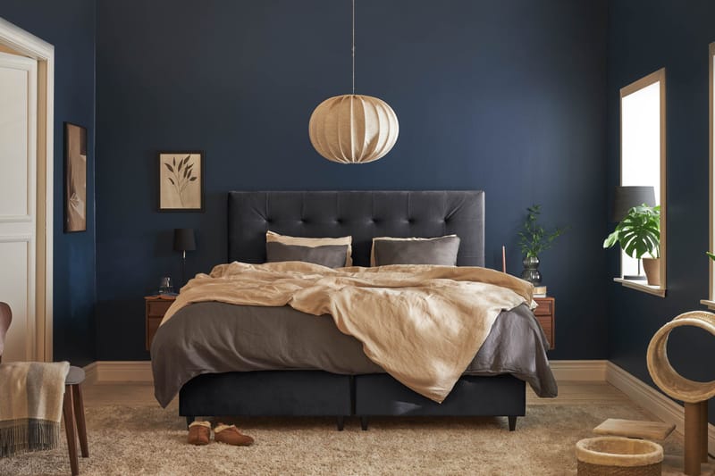 Sänkypaketti Chilla Pluss Säilytyssänky 180x200 cm - Tummanharmaa - Huonekalut - Sänky - Sängyt säilytystilalla