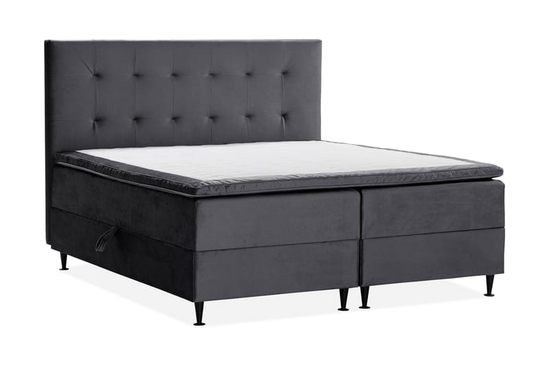 Sänkypaketti Chilla Pluss Säilytyssänky 180x200 cm - Tummanharmaa - Huonekalut - Sänky - Sängyt säilytystilalla