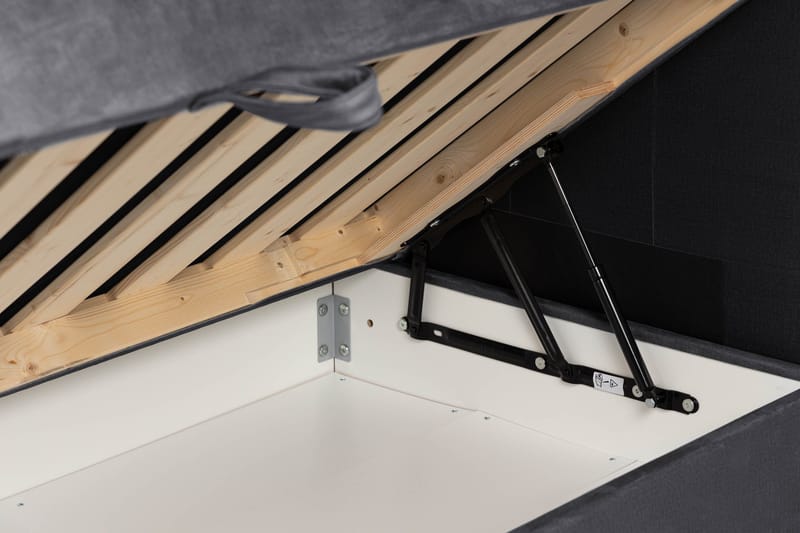 Sänkypaketti Chilla Pluss Säilytyssänky 180x200 cm - Tummanharmaa - Huonekalut - Sänky - Sängyt säilytystilalla