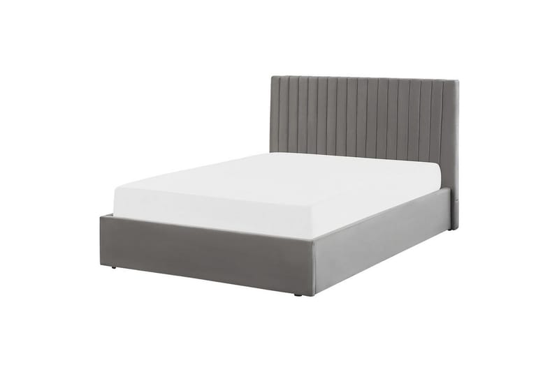 Sänky, jossa säilytystila Vion - Harmaa, 140x200 cm - Huonekalut - Sänky - Sänkykehikot & sängynrungot