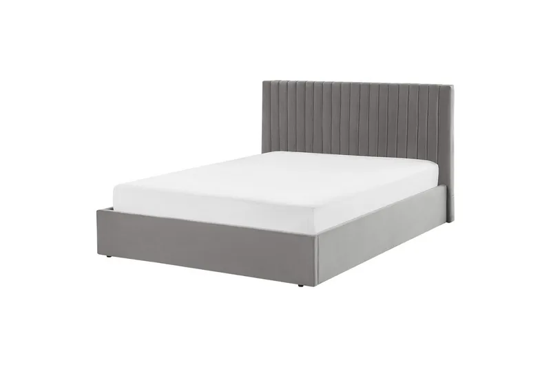 Sänky, jossa säilytystila Vion - Harmaa, 160x200 cm - Huonekalut - Sänky - Sänkykehikot & sängynrungot