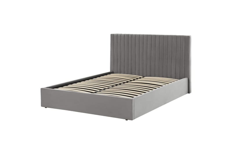 Sänky, jossa säilytystila Vion - Harmaa, 160x200 cm - Huonekalut - Sänky - Sänkykehikot & sängynrungot