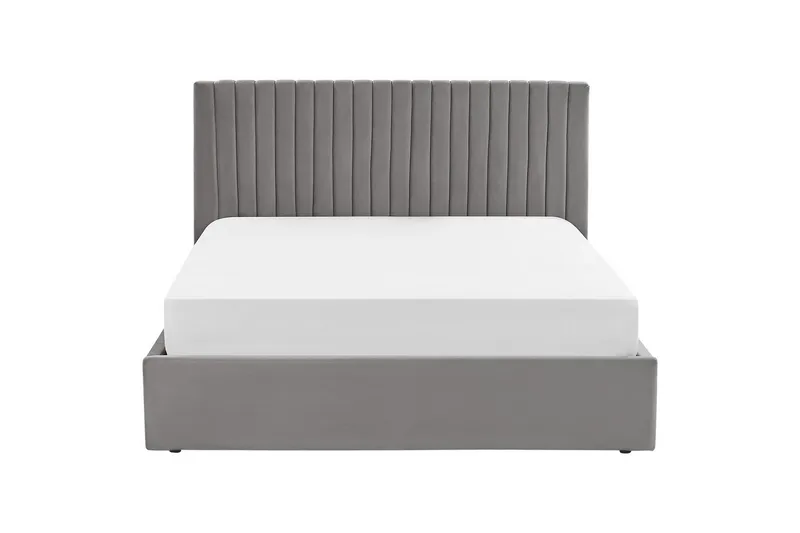 Sänky, jossa säilytystila Vion - Harmaa, 160x200 cm - Huonekalut - Sänky - Sänkykehikot & sängynrungot