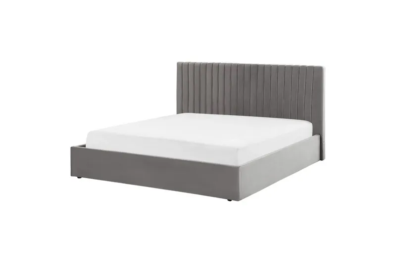 Sänky, jossa säilytystila Vion - Harmaa, 180x200 cm - Huonekalut - Sänky - Sänkykehikot & sängynrungot