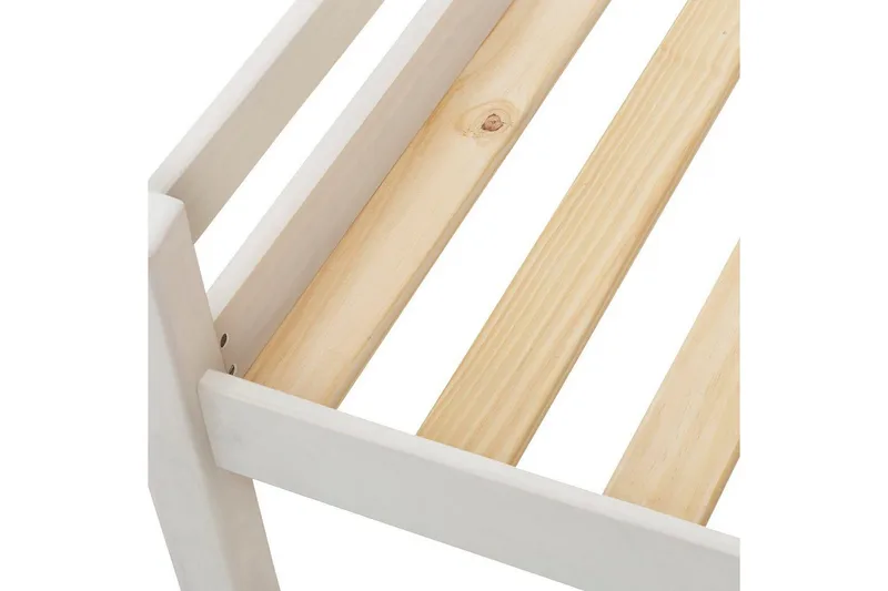 Sänky Alpi 90x200 cm Valkoinen - Valkoinen - Huonekalut - Sänky - Sänkykehikot & sängynrungot