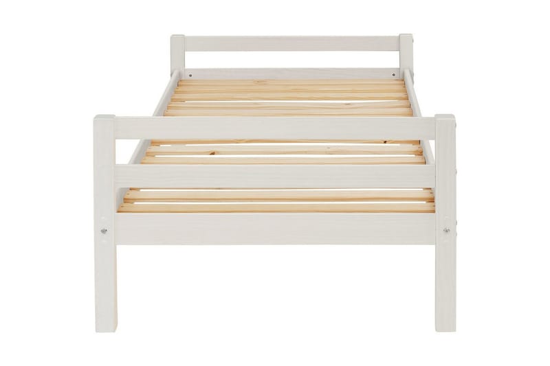 Sänky Alpi 90x200 cm Valkoinen - Valkoinen - Huonekalut - Sänky - Sänkykehikot & sängynrungot