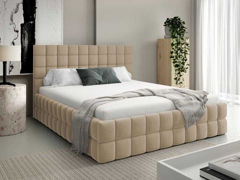 sänky Ardea Fresh 03 180x200 - beige - Huonekalut - Sänky - Sänkykehikot & sängynrungot