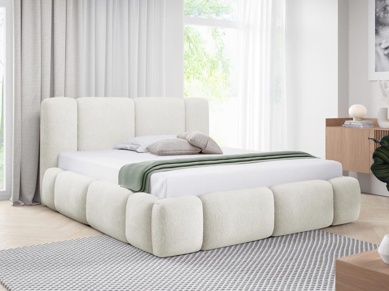 sänky Bianco Lambi 01 160x200 - valkoinen - Huonekalut - Sänky - Sänkykehikot & sängynrungot