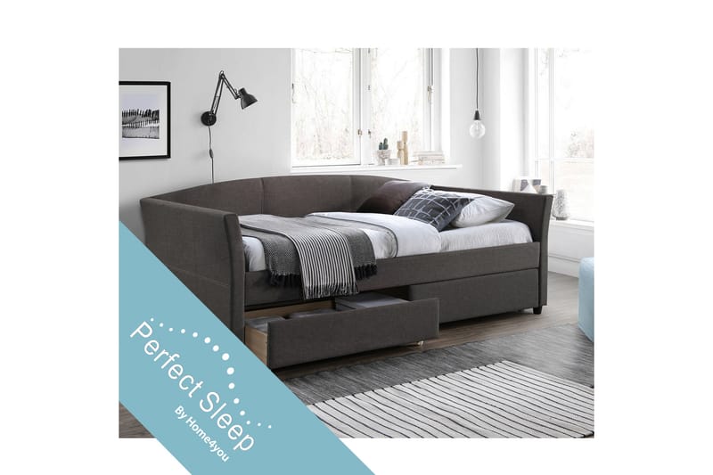 Sänky Genesis Harmony Top Patjalla Harmaa - Huonekalut - Sänky - Sänkypaketti