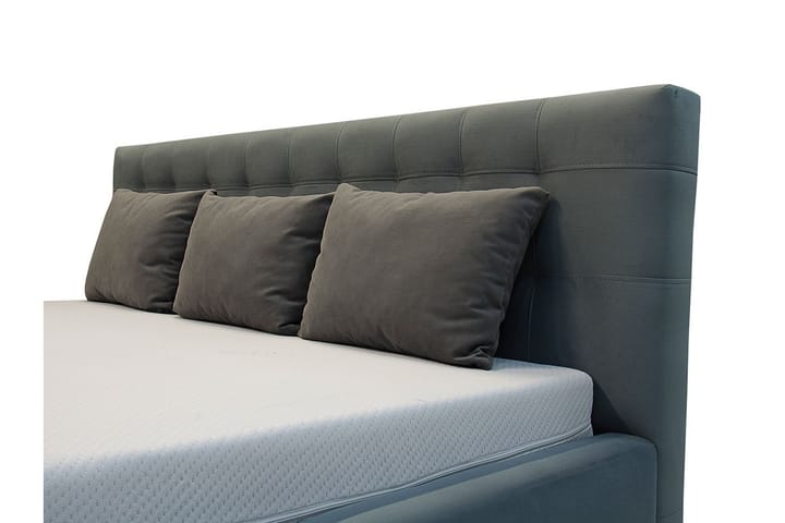 Sänky Girton säilytyksellä 140x200 - Valkoinen - Sänkykehikot & sängynrungot