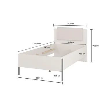Sänky Jukon S, ylösnostettava säilytystila - 100 cm - Huonekalut - Sänky - Sänkykehikot & sängynrungot