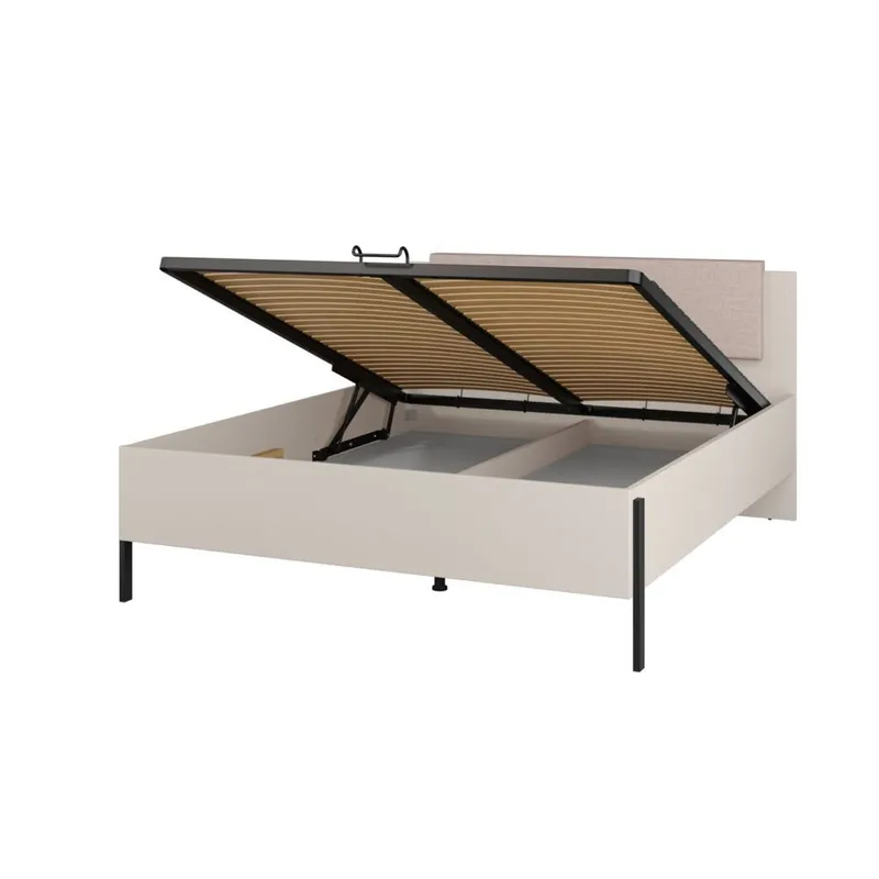 Sänky Jukon S, ylösnostettava säilytystila - 160 cm - Huonekalut - Sänky - Sänkykehikot & sängynrungot
