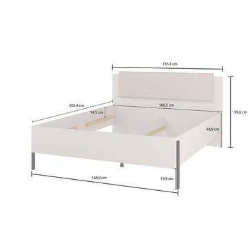 Sänky Jukon S - 160 cm - Huonekalut - Sänky - Sänkykehikot & sängynrungot