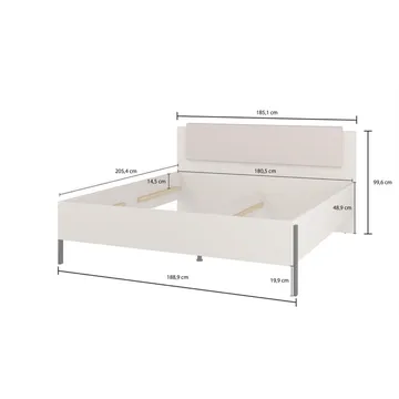 Sänky Jukon S - 180 cm - Huonekalut - Sänky - Sänkykehikot & sängynrungot