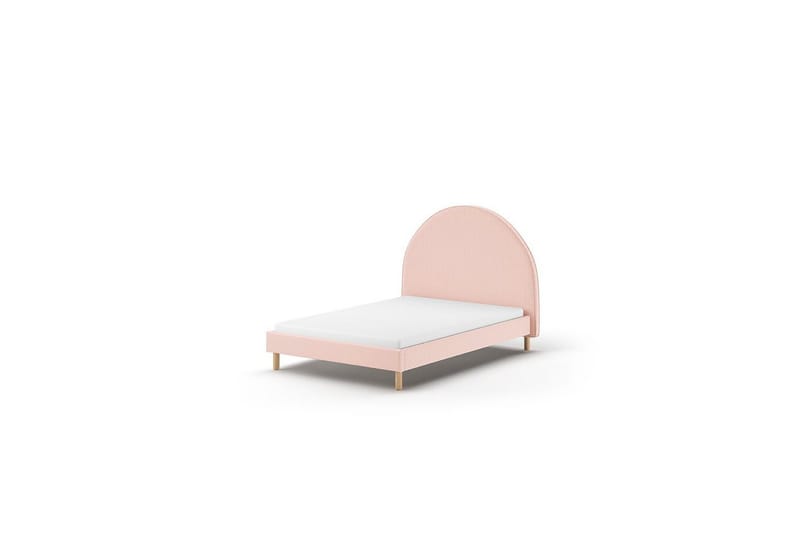 Sänky Kuu Vaaleanpunainen, 140 x 200 cm - Vaaleanpunainen, 140 x 200 cm - Huonekalut - Sänky - Sänkykehikot & sängynrungot