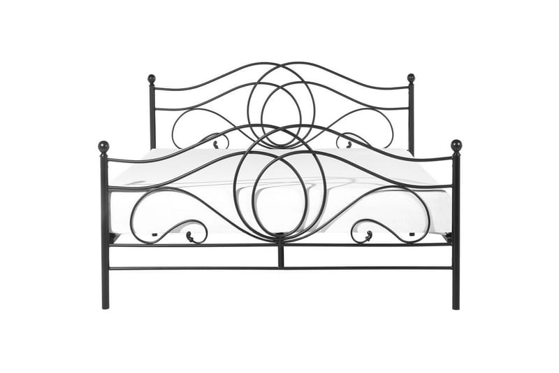 Sänky lamellirungolla Lyra - Musta - Huonekalut - Sänky - Sänkykehikot & sängynrungot