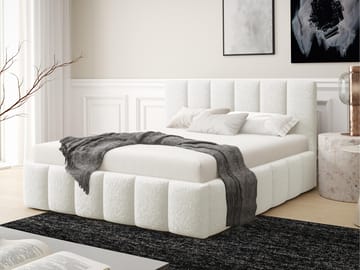 sänky Lunaro Lambi 01 160x200 - valkoinen - Huonekalut - Sänky - Sänkykehikot & sängynrungot
