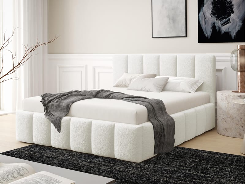 sänky Lunaro Lambi 01 180x200 - valkoinen - Huonekalut - Sänky - Sänkykehikot & sängynrungot