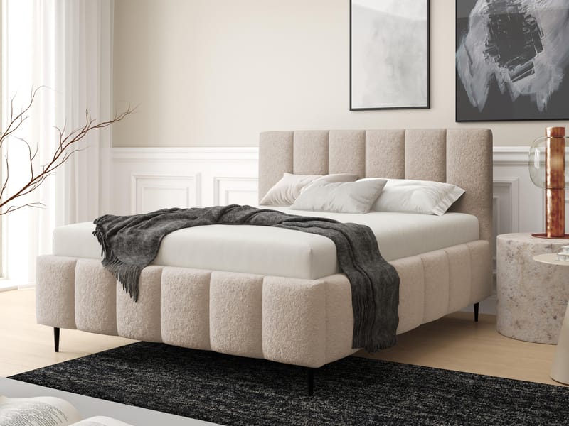 sänky Lunaro Lambi 06 140x200 - beige - Huonekalut - Sänky - Sänkykehikot & sängynrungot