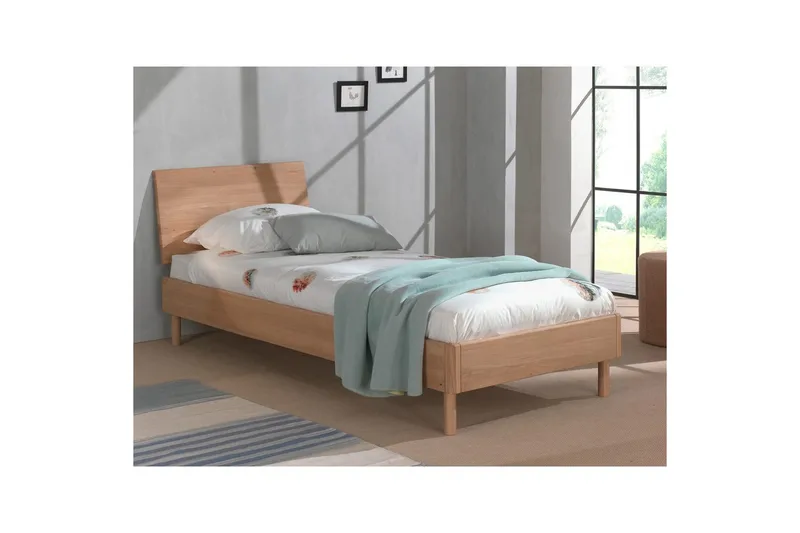 Sänky massiivinen sängynpääty Forrest Tammi - Tammi - Huonekalut - Sänky - Sänkykehikot & sängynrungot