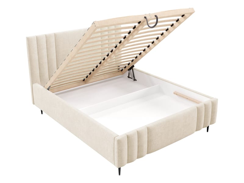 sänky Ribo Nazar 225.01 180x200 - beige - Huonekalut - Sänky - Sänkykehikot & sängynrungot