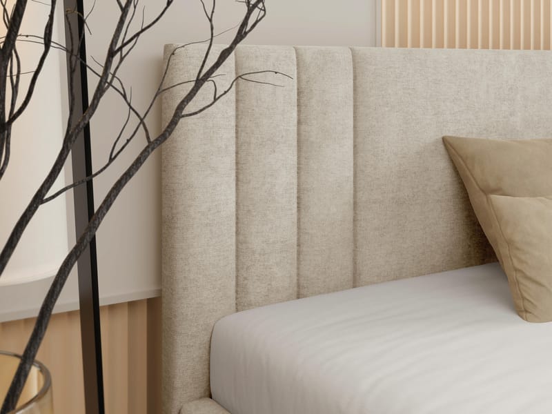 sänky Ribo Nazar 225.01 180x200 - beige - Huonekalut - Sänky - Sänkykehikot & sängynrungot