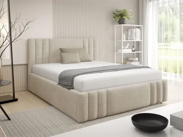 sänky Ribo Nazar 225.02 140x200 - beige - Huonekalut - Sänky - Sänkykehikot & sängynrungot