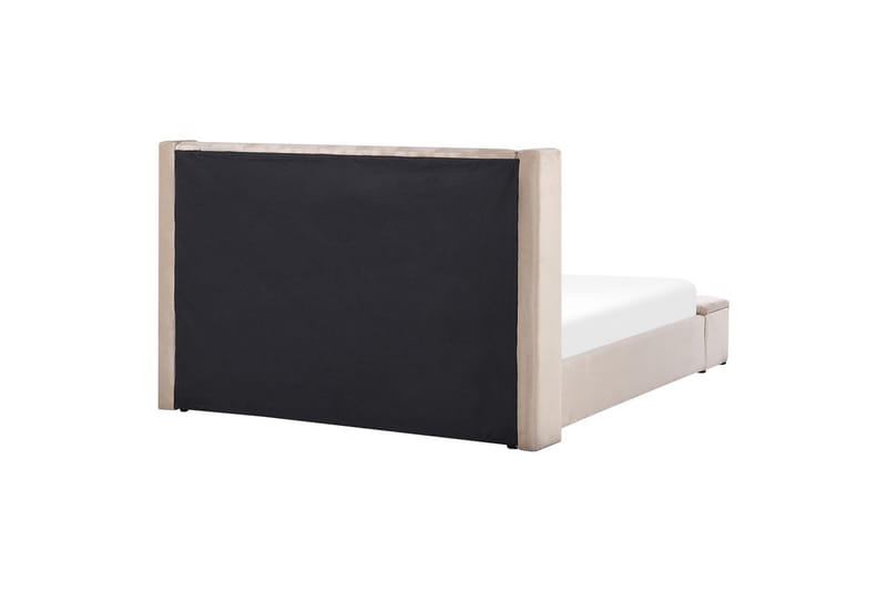 Sänky säilytyspenkillä Noyers - Beige, 180x200 cm - Huonekalut - Sänky - Sänkykehikot & sängynrungot