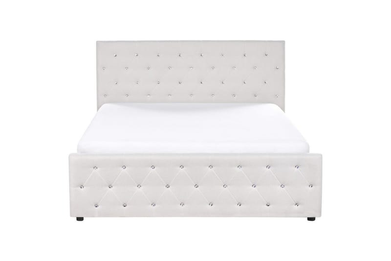 Sänky säilytystilalla Amiens - Beige, 160x200 cm - Huonekalut - Sänky - Sänkykehikot & sängynrungot