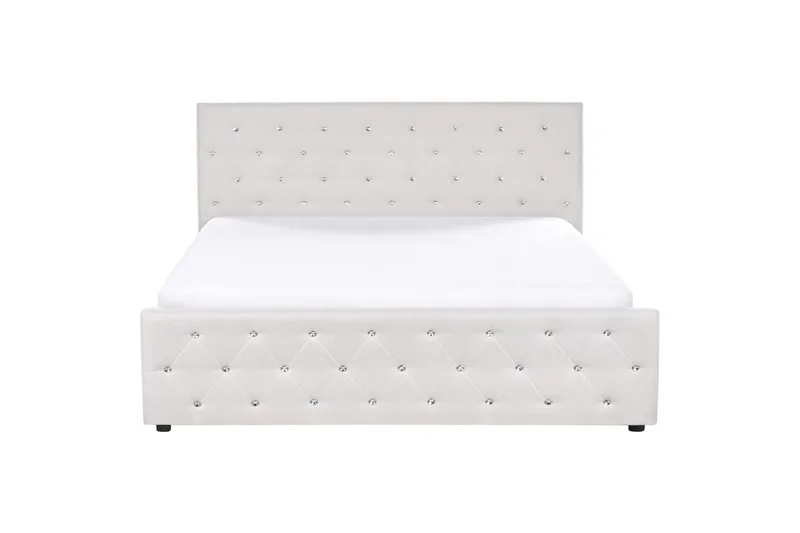 Sänky säilytystilalla Amiens - Beige, 180x200 cm - Huonekalut - Sänky - Sänkykehikot & sängynrungot