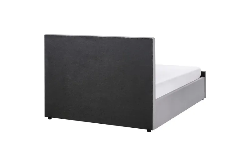 Sänky säilytystilalla Amiens - Harmaa, 140x200 cm - Huonekalut - Sänky - Sänkykehikot & sängynrungot