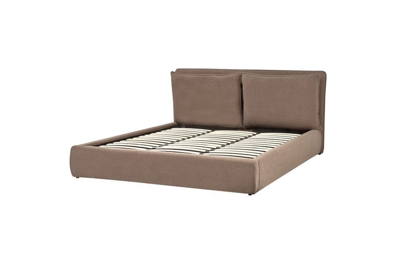Sänky säilytystilalla Bajonna - Hiekanruskea, 180x200 cm - Huonekalut - Sänky - Sänkykehikot & sängynrungot