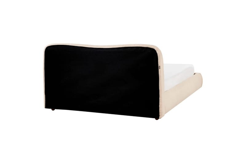 Sänky säilytystilalla Blagnac - Beige/bouclé, Beige/Bouclé, 180x200 cm - Huonekalut - Sänky - Sänkykehikot & sängynrungot