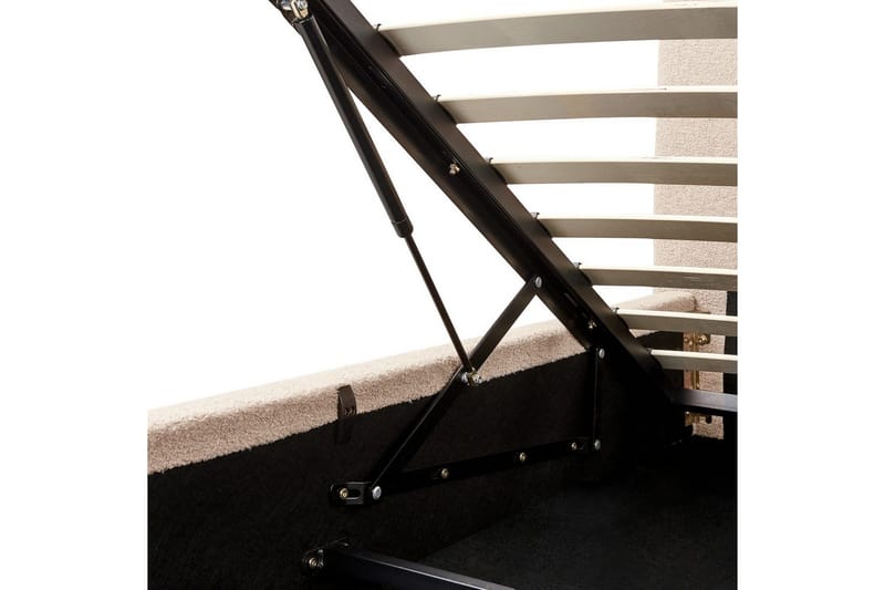 Sänky säilytystilalla Blagnac - Beige/bouclé, Beige/Bouclé, 180x200 cm - Huonekalut - Sänky - Sänkykehikot & sängynrungot