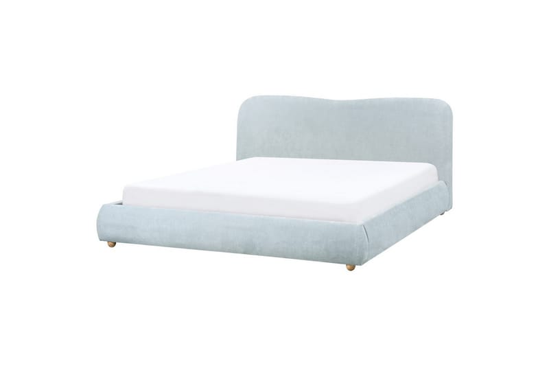 Sänky säilytystilalla Blagnac - Sininen/polyesteri, 180x200 cm - Huonekalut - Sänky - Sänkykehikot & sängynrungot