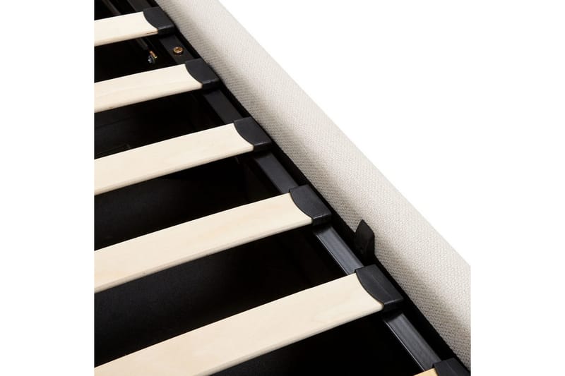 Sänky säilytystilalla Campagne - Beige, 160x200 cm - Huonekalut - Sänky - Sänkykehikot & sängynrungot