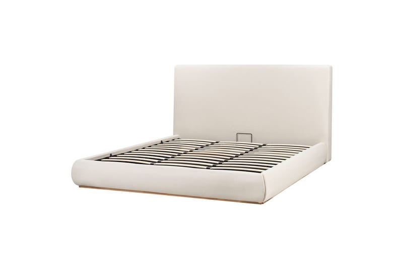 Sänky säilytystilalla Campagne - Beige, 180x200 cm - Huonekalut - Sänky - Sänkykehikot & sängynrungot