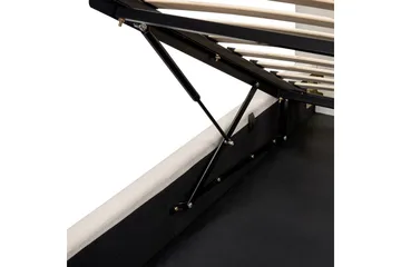 Sänky säilytystilalla Campagne - Beige, 180x200 cm - Huonekalut - Sänky - Sänkykehikot & sängynrungot