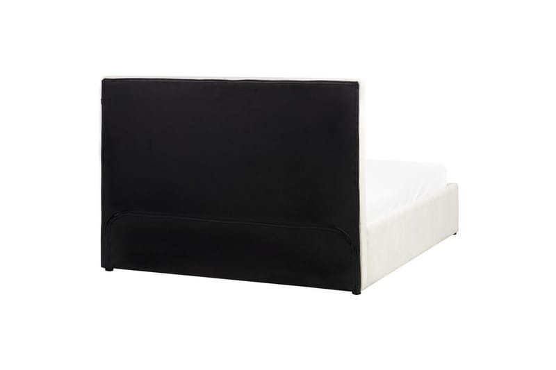 Sänky säilytystilalla Castelnavet - Valkoinen, Musta, 160x200 cm - Huonekalut - Sänky - Sänkykehikot & sängynrungot