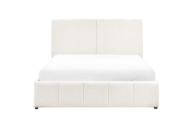 Sänky säilytystilalla Castelnavet - Valkoinen, Musta, 160x200 cm - Huonekalut - Sänky - Sänkykehikot & sängynrungot