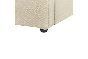 Sänky säilytystilalla Dreux - Beige, musta, 140x200 cm - Huonekalut - Sänky - Sänkykehikot & sängynrungot