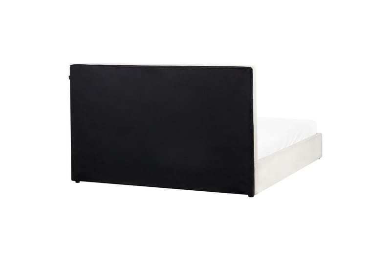 Sänky säilytystilalla Lagord - Luonnonvalkoinen, Musta, 180x200 cm - Huonekalut - Sänky - Sänkykehikot & sängynrungot