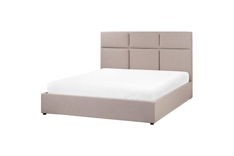 Sänky säilytystilalla Lagord - Taupe, musta, 160x200 cm - Huonekalut - Sänky - Sänkykehikot & sängynrungot